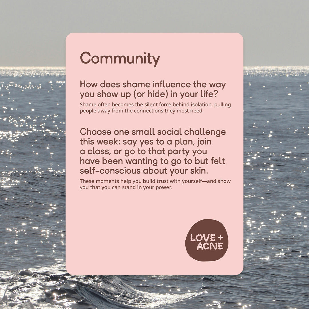 Heal your acne from within - Card deck