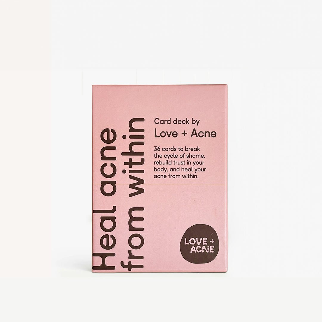 Heal your acne from within - Card deck